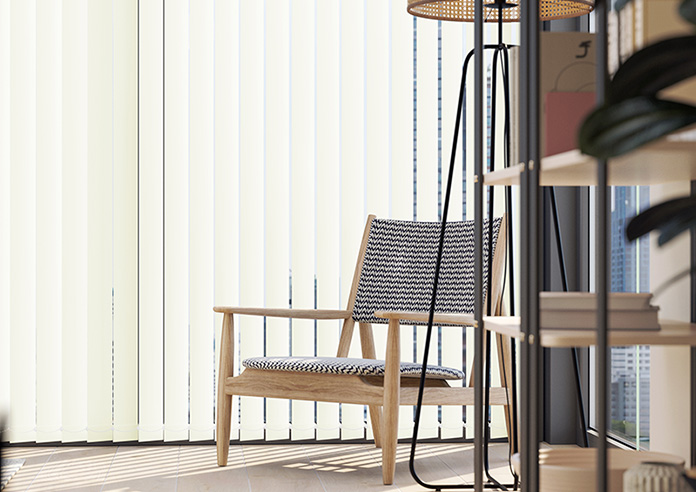 Andromeda, Breeze White - Vertical Blind - Image 5